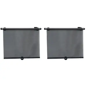 2 Rideaux Latéraux Pare-soleil Enrouleur 60 Cm X 45 CmVendu parnorauto