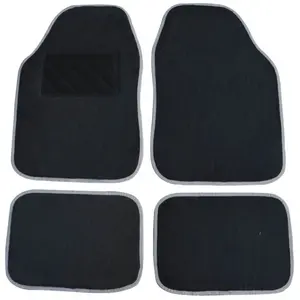 1er prix Jeu De Tapis Universel En Moquette Noir Et Gris Norauto UnikarVendu parnorauto