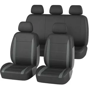 Jeu Complet De Housses Universelles Voiture 1er Prix Gris Et NoirVendu parnorauto