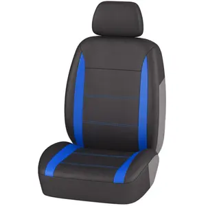 1 Housse Universelle Siège Avant Voiture 1er Prix Noir Et Bleu