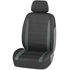 1 Housse Universelle Siège Avant Voiture 1er Prix Noir Et Gris