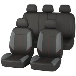 Jeu Complet De Housses Universelles Voiture Norauto Hathor Noir Et Gri...