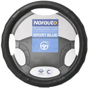 Couvre Volant Norauto Classic Sport Noir Et BleuVendu parnorauto