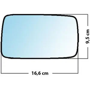 Mad Miroir De Rechange Grand Angle Côté Conducteur Vw Golf 3 / Vento / Jetta A3Vendu parnorauto