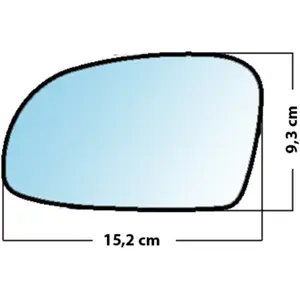 Mad Miroir De Rechange Grand Angle Côté Conducteur Citroen Saxo 96>04Vendu parnorauto