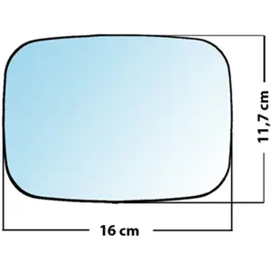 Mad Miroir De Rechange Grand Angle Côté Conducteur Citroen C15 84>05 pas cher