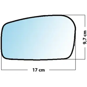 Mad Miroir De Rechange Grand Angle Côté Conducteur Peugeot 806 / Citroen Evasion / FiatVendu parnorauto