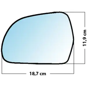 Mad Miroir De Rechange Grand Angle Côté Conducteur Audi Q3 2011  pas cher