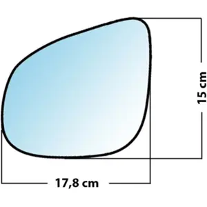 Mad Miroir De Rechange Grand Angle Côté Conducteur Renault Kangoo 2013 Vendu parnorauto