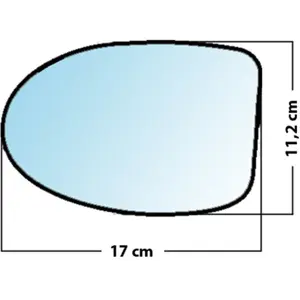 Mad Miroir De Rechange Grand Angle Côté Conducteur Renault Twingo 93>95Vendu parnorauto