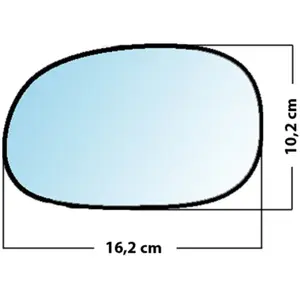 Mad Miroir De Rechange Grand Angle Côté Conducteur Renault Laguna I 94>01Vendu parnorauto