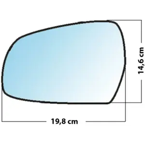 Mad Miroir De Rechange Grand Angle Côté Conducteur Audi A3 Sportback 2008 2012Vendu parnorauto
