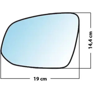 Mad Miroir De Rechange Grand Angle Côté Conducteur Toyota Rav4 2010  pas cher