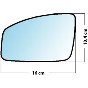 Mad Miroir De Rechange Grand Angle Côté Conducteur Renault Espace 2002 Vendu parnorauto