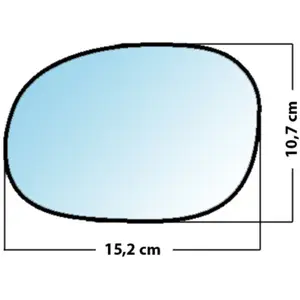 Mad Miroir De Rechange Grand Angle Côté Conducteur Peugeot 206 98>06Vendu parnorauto