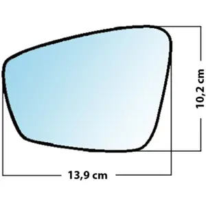 Mad Miroir De Rechange Grand Angle Côté Conducteur Vw Polo 2009 Vendu parnorauto