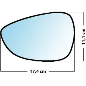 Mad Miroir De Rechange Grand Angle Côté Conducteur Ford Fiesta 2008 2017Vendu parnorauto