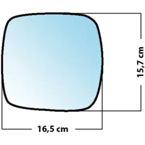 Mad Miroir De Rechange Grand Angle Côté Conducteur Renault Kangoo Mk2 08>13Vendu parnorauto
