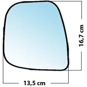 Mad Miroir De Rechange Grand Angle Côté Conducteur Citroen Berlingo 2013  / PeugeotVendu parnorauto