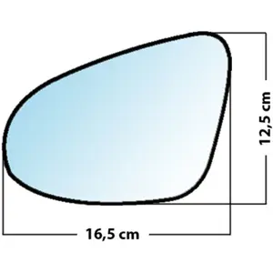Mad Miroir De Rechange Grand Angle Côté Conducteur Toyota Yaris 2008 Vendu parnorauto