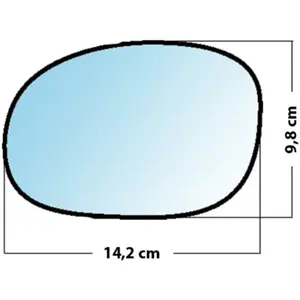 Mad Miroir De Rechange Grand Angle Côté Conducteur Citroen C2 / C3 / C3 Pluriel / PeugeotVendu parnorauto