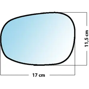 Mad Miroir De Rechange Grand Angle Côté Conducteur Bmw Serie 1 2009 2012 / Bmw Serie 3Vendu parnorauto