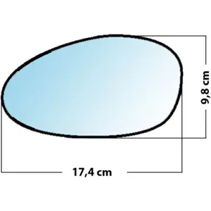 Mad Miroir De Rechange Grand Angle Côté Conducteur Bmw S.1 / S.3 / Z4 05>09Vendu parnorauto