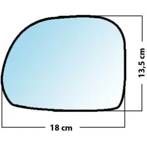 Mad Miroir De Rechange Grand Angle Côté Conducteur Fiat 500l 2012  pas cher