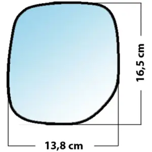Mad Miroir De Rechange Grand Angle Côté Conducteur Citroen Berlingo  07 / Renault PartnerVendu parnorauto