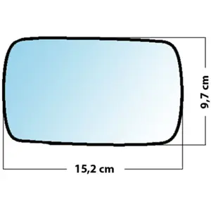 Mad Miroir De Rechange Grand Angle Côté Conducteur Bmw S.3 / S.5 / S.7Vendu parnorauto