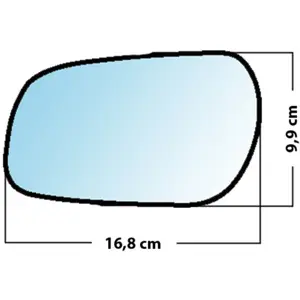 Mad Miroir De Rechange Grand Angle Côté Conducteur Citroen Xsara 97>02Vendu parnorauto