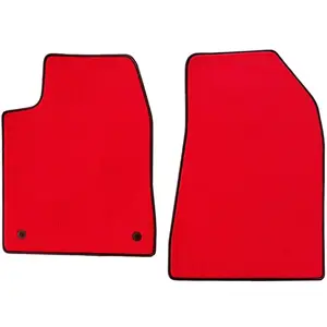 2 Tapis Avant Sur Mesure Rouge En Moquette Couture pas cher