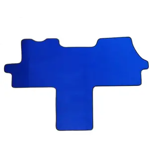 1 Tapis Avant Sur Mesure Bleu En Moquette Couture Spécial Utilitaire pas cher