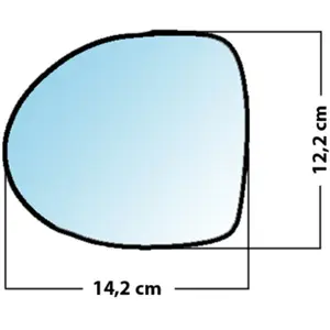 Mad Miroir De Rechange Grand Angle Côté Conducteur Renault Twingo 07>14Vendu parnorauto