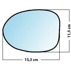 Mad Miroir De Rechange Grand Angle Côté Conducteur Renault Twingo 95>07Vendu parnorauto