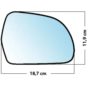Mad Miroir De Rechange Bombé Côté Passager Audi Q3 2011 Vendu parnorauto