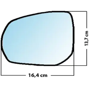 Mad Miroir De Rechange Grand Angle Côté Conducteur Citroen C3 Picasso 2008 2017 / C4Vendu parnorauto