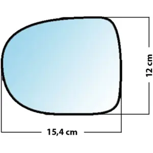 Mad Miroir De Rechange Grand Angle Côté Conducteur Renault Clio Iii 2009  / ModusVendu parnorauto