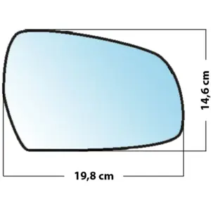 Mad Miroir De Rechange Bombé Côté Passager Audi A3 Sportback 2008 2012Vendu parnorauto