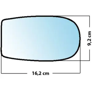 Mad Miroir De Rechange Bombé Côté Passager Fiat Punto 99>05Vendu parnorauto