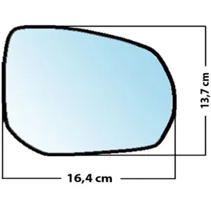 Mad Miroir De Rechange Bombé Côté Passager Citroen C3 Picasso 2008 2017 / C4 GrandVendu parnorauto