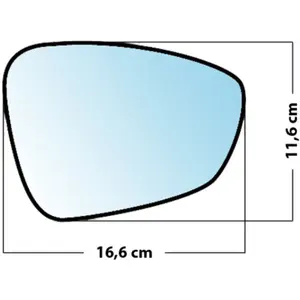 Mad Miroir De Rechange Bombé Côté Passager Citroen C3 09  / C4 10  / C5 08  / Ds3Vendu parnorauto