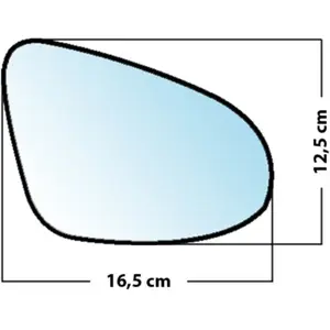 Mad Miroir De Rechange Bombé Côté Passager Toyota Yaris 2008 Vendu parnorauto