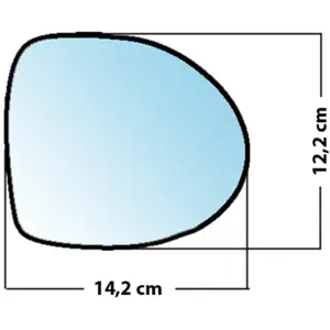 Mad Miroir De Rechange Bombé Côté Passager Renault Twingo 07>14Vendu parnorauto