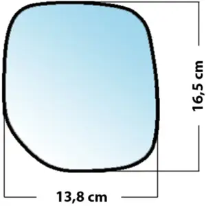 Mad Miroir De Rechange Bombé Côté Passager Citroen Berlingo  07 / Renault Partner /Vendu parnorauto