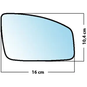 Mad Miroir De Rechange Bombé Côté Passager Renault Espace 2002 Vendu parnorauto