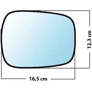 Mad Miroir De Rechange Bombé Côté Passager Renault Kangoo Mk1 02>07 / Scenic 4x4Vendu parnorauto