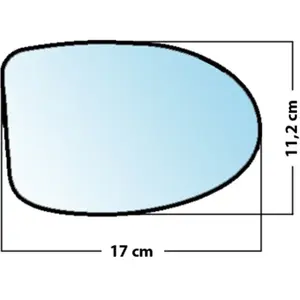Mad Miroir De Rechange Bombé Côté Passager Renault Twingo 93>95Vendu parnorauto