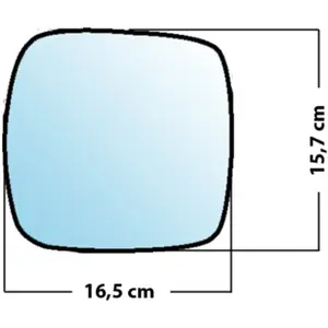 Mad Miroir De Rechange Bombé Côté Passager Renault Kangoo Mk2 08>13Vendu parnorauto