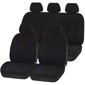 Jeu Complet De Housses Universelles Voiture 1er Prix Noir Et BleuVendu parnorauto